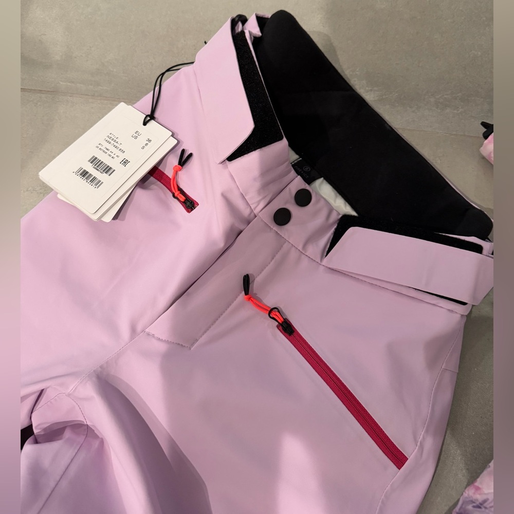 LoveShackFancy Nessa Ski Jacket Pants Set XS 2 4 6 💜🩷 - Picture 9 of 16